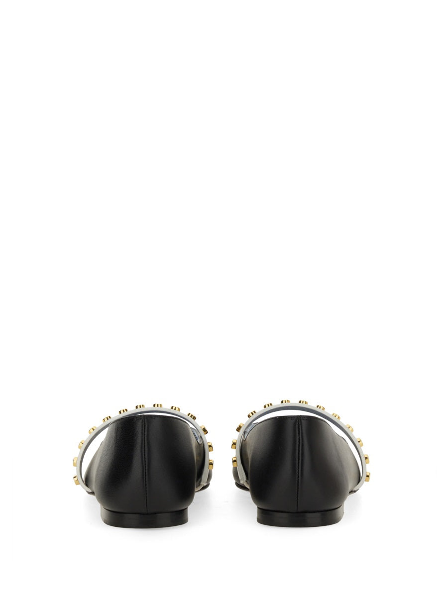 Alexander Mcqueen Women Leather Ballerina DestGlow