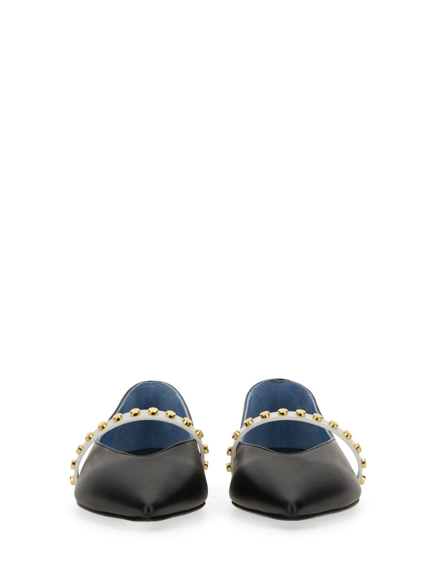 Alexander Mcqueen Women Leather Ballerina DestGlow