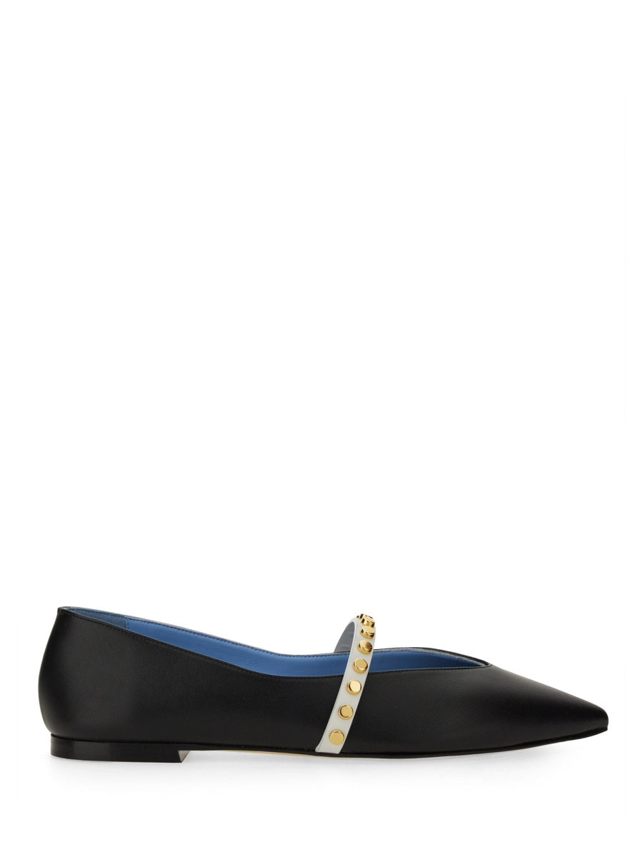 Alexander Mcqueen Women Leather Ballerina DestGlow