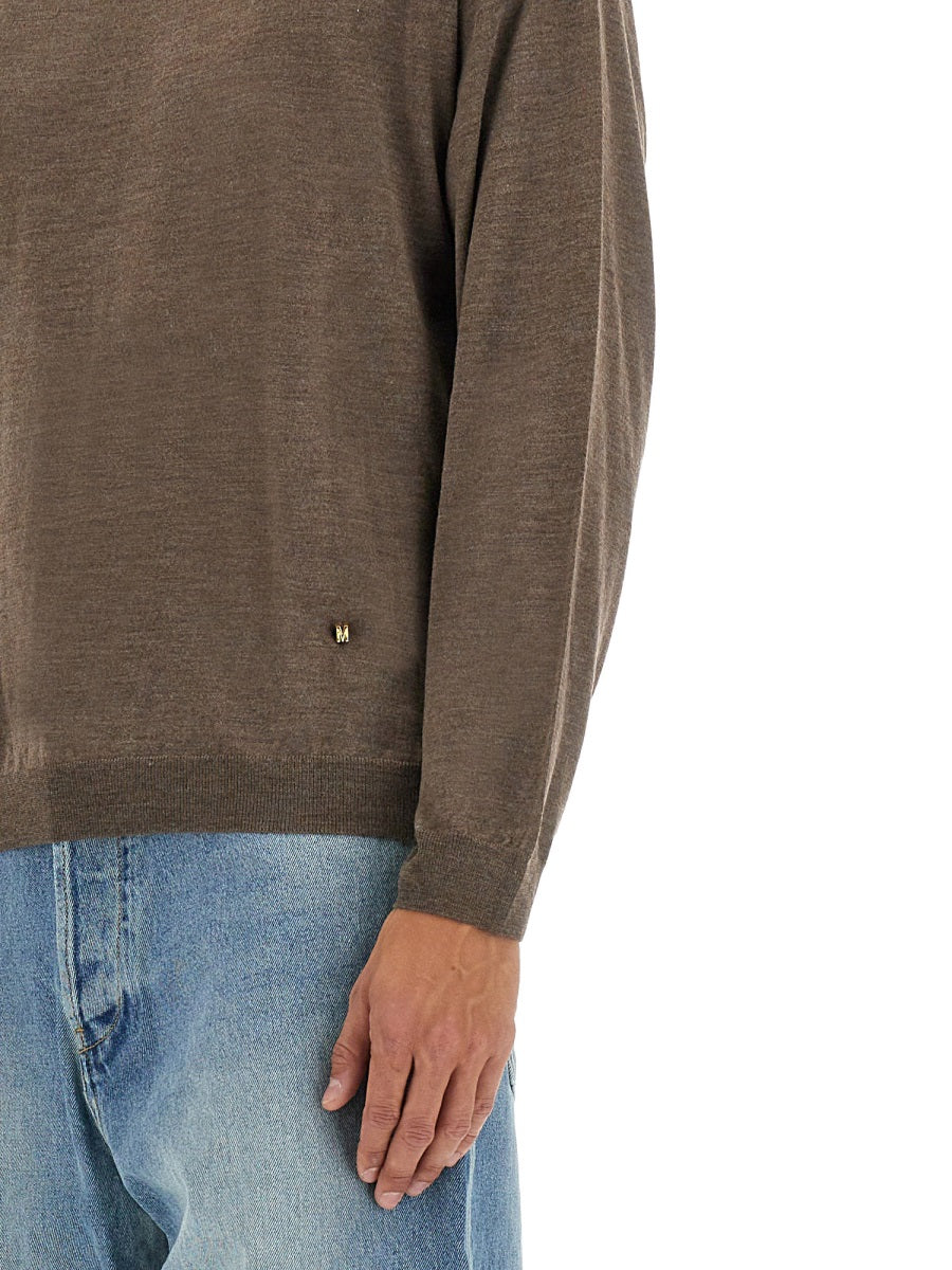 Moschino Men Wool And Silk Pullover DestGlow