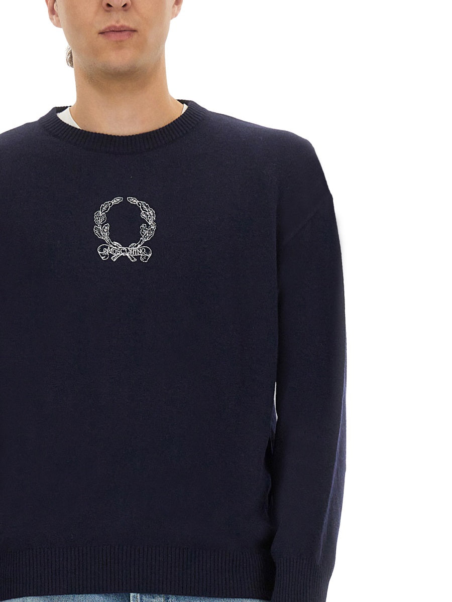 Moschino Men Wool And Cashmere Pullover by Luosophy