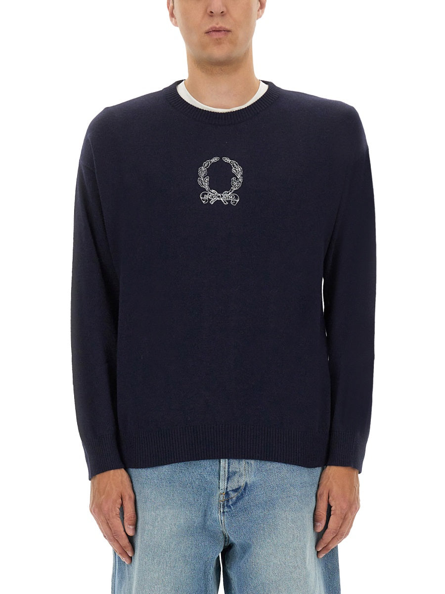 Moschino Men Wool And Cashmere Pullover by Luosophy
