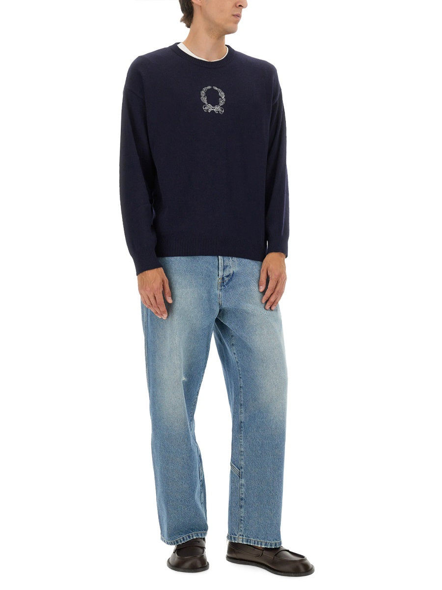 Moschino Men Wool And Cashmere Pullover by Luosophy