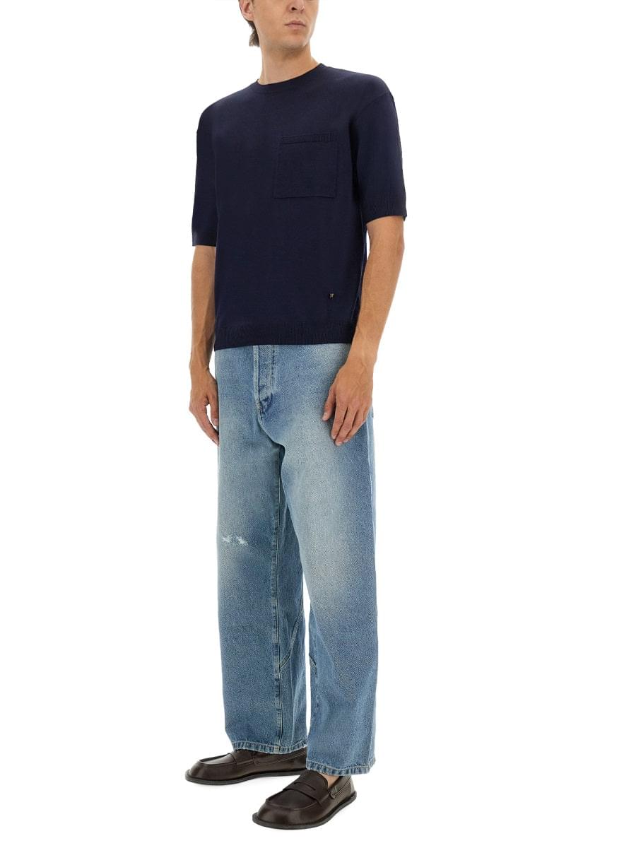 Moschino Men Wool And Silk Sweater DestGlow