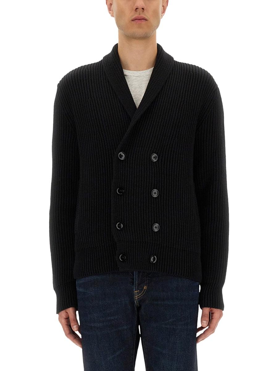 Tom Ford Men Double-Breasted Cardigan DestGlow