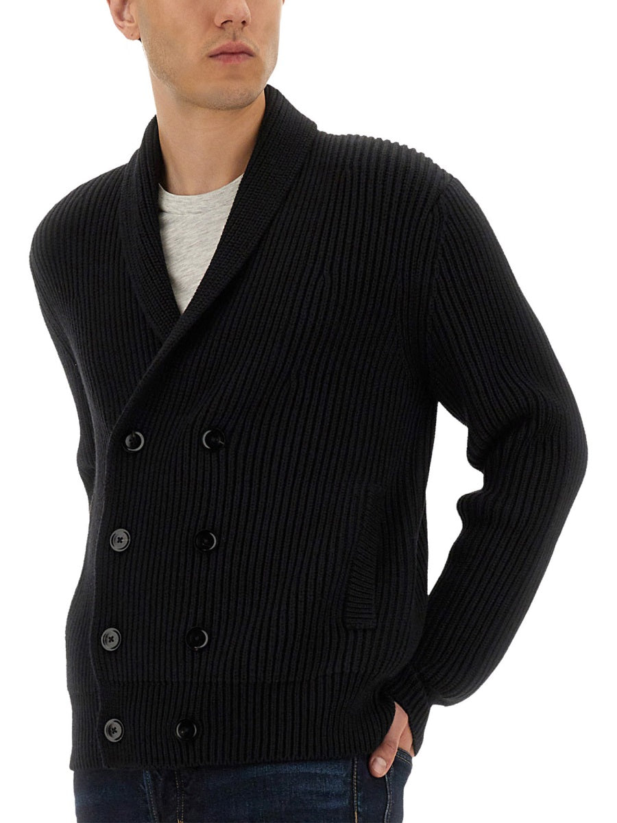 Tom Ford Men Double-Breasted Cardigan by Luosophy