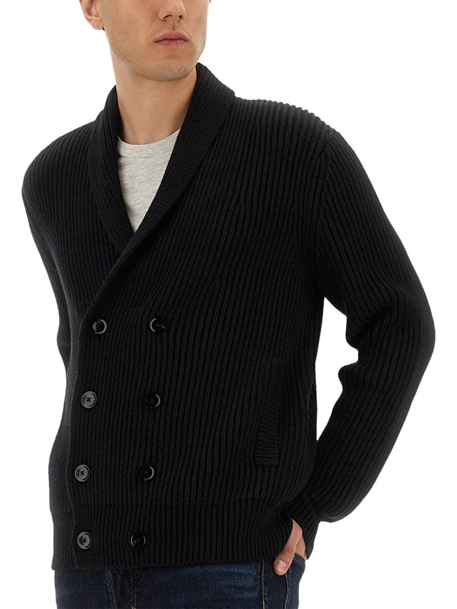 Tom Ford Men Double-Breasted Cardigan DestGlow