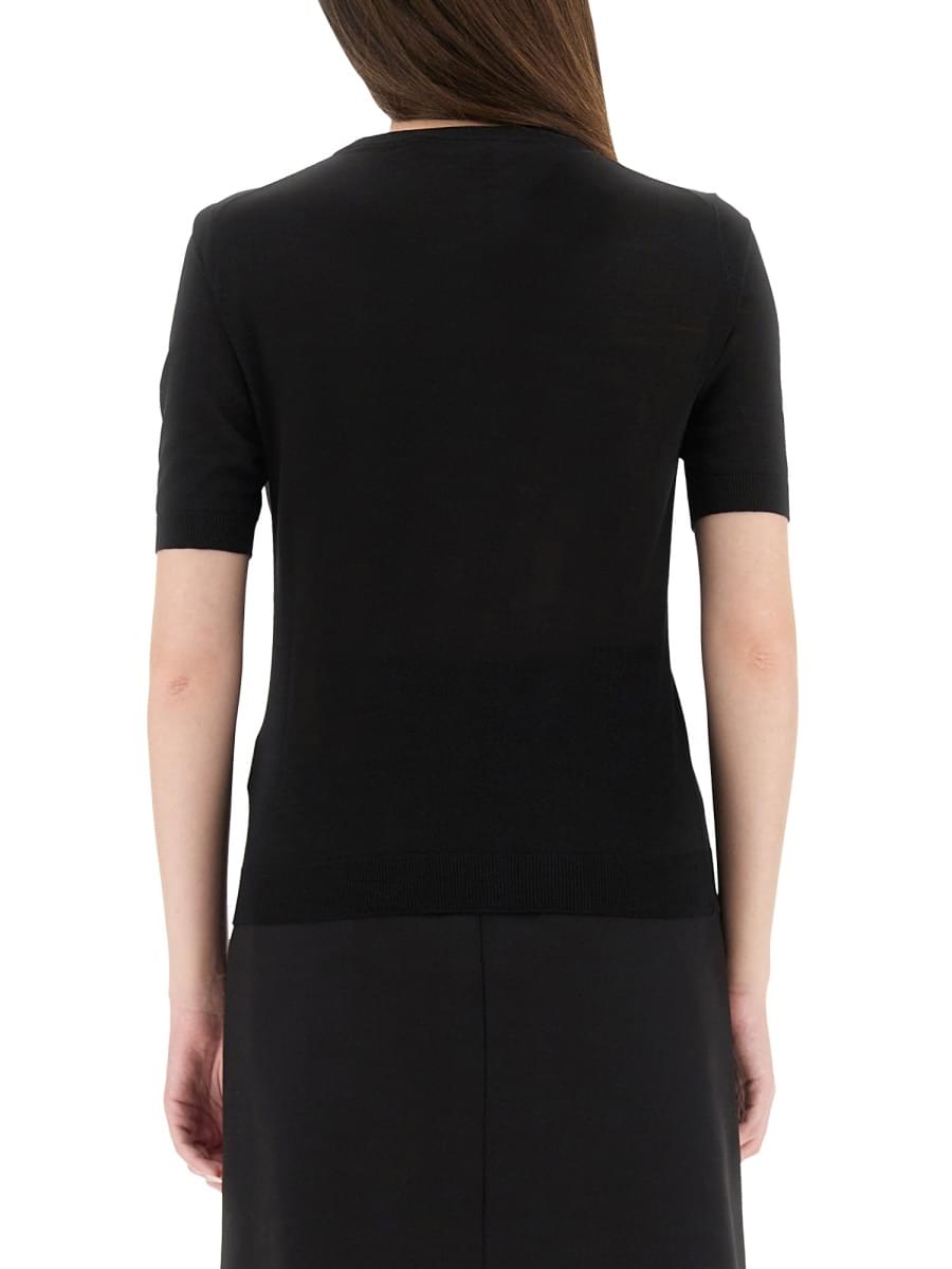 Versace Women Logo Knit T-Shirt DestGlow