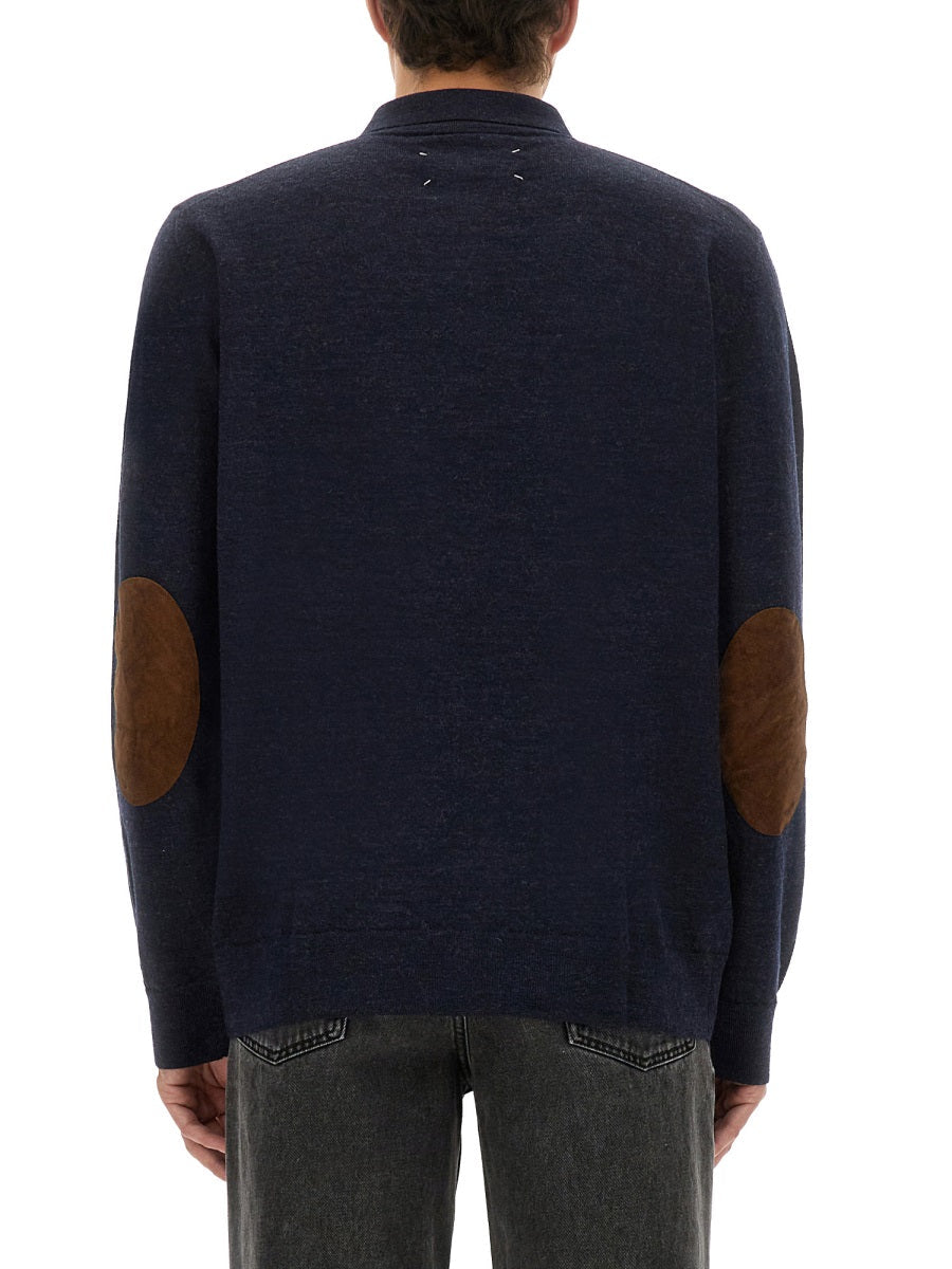 Maison Margiela Men Wool Polo. DestGlow