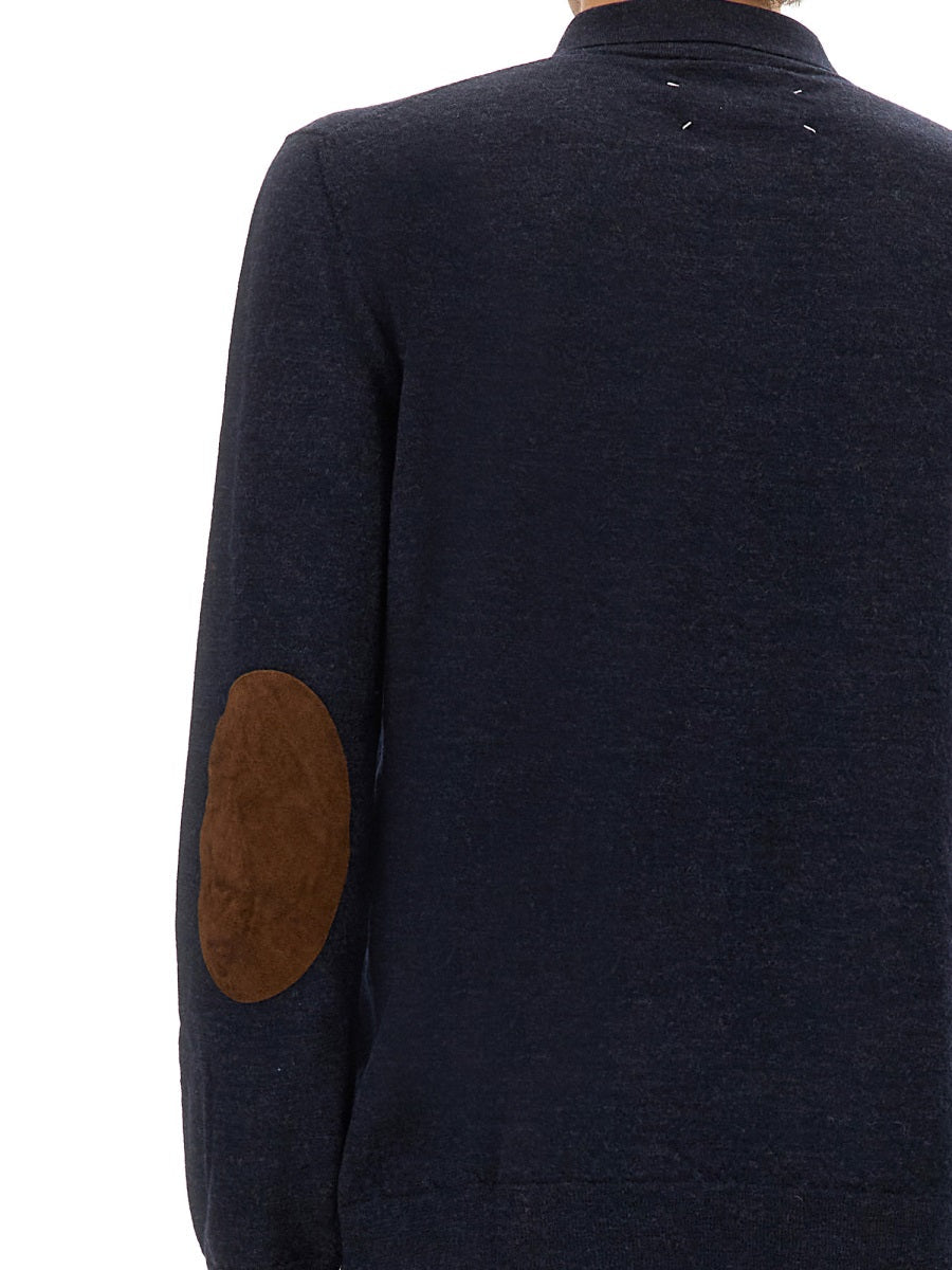 Maison Margiela Men Wool Polo. DestGlow