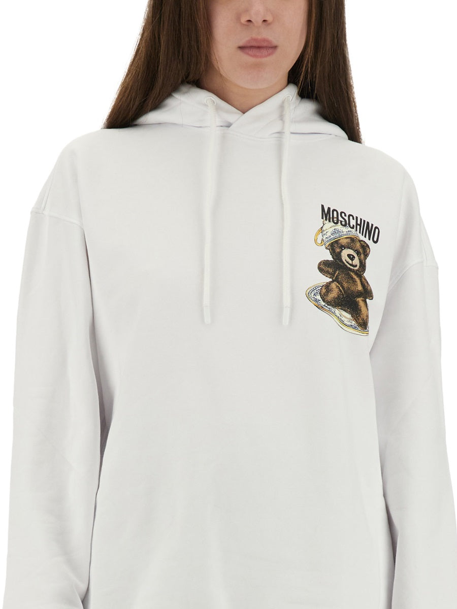 Moschino Women Sweatshirt With "Teddy" Print DestGlow