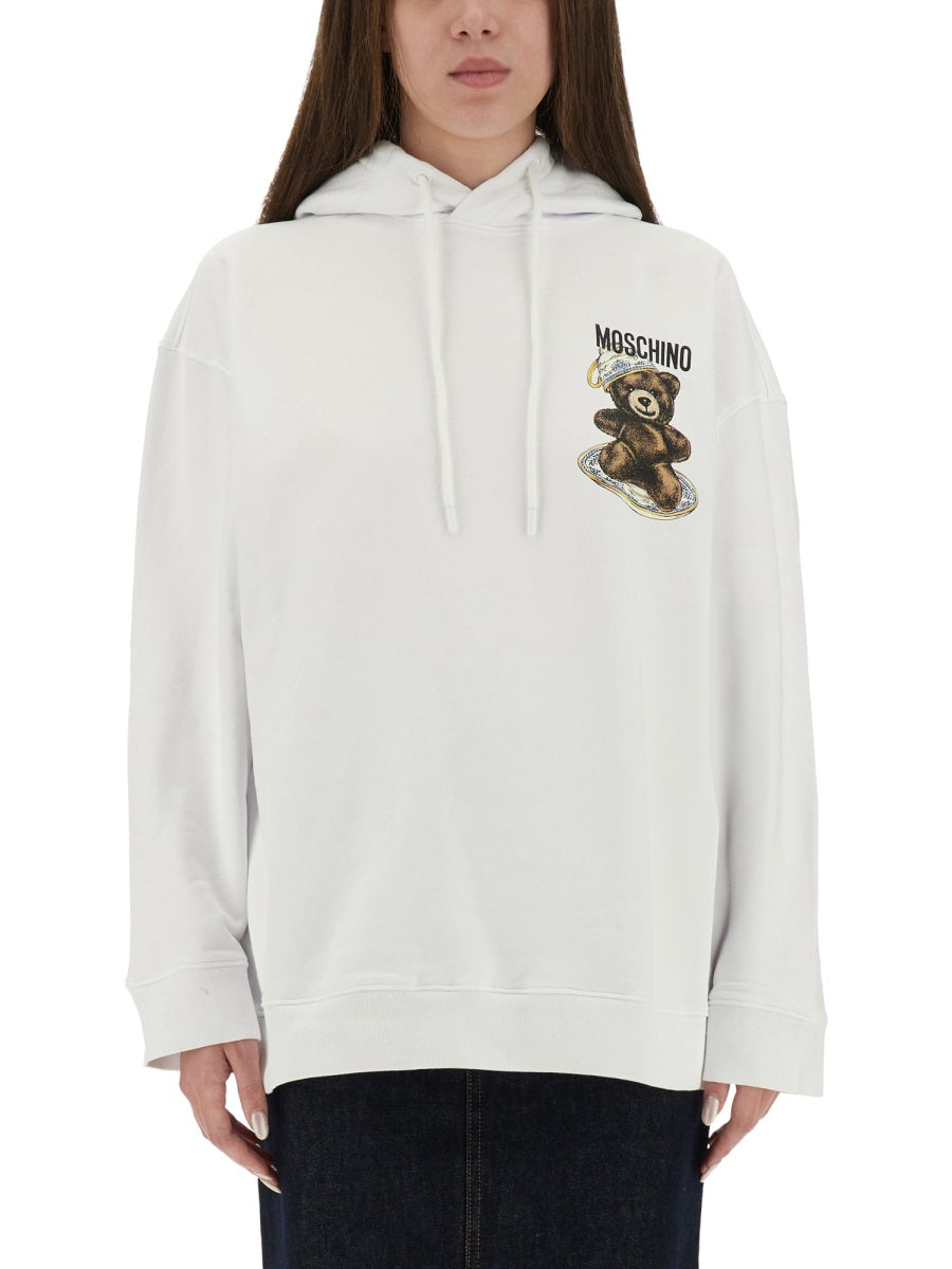 Moschino Women Sweatshirt With "Teddy" Print DestGlow