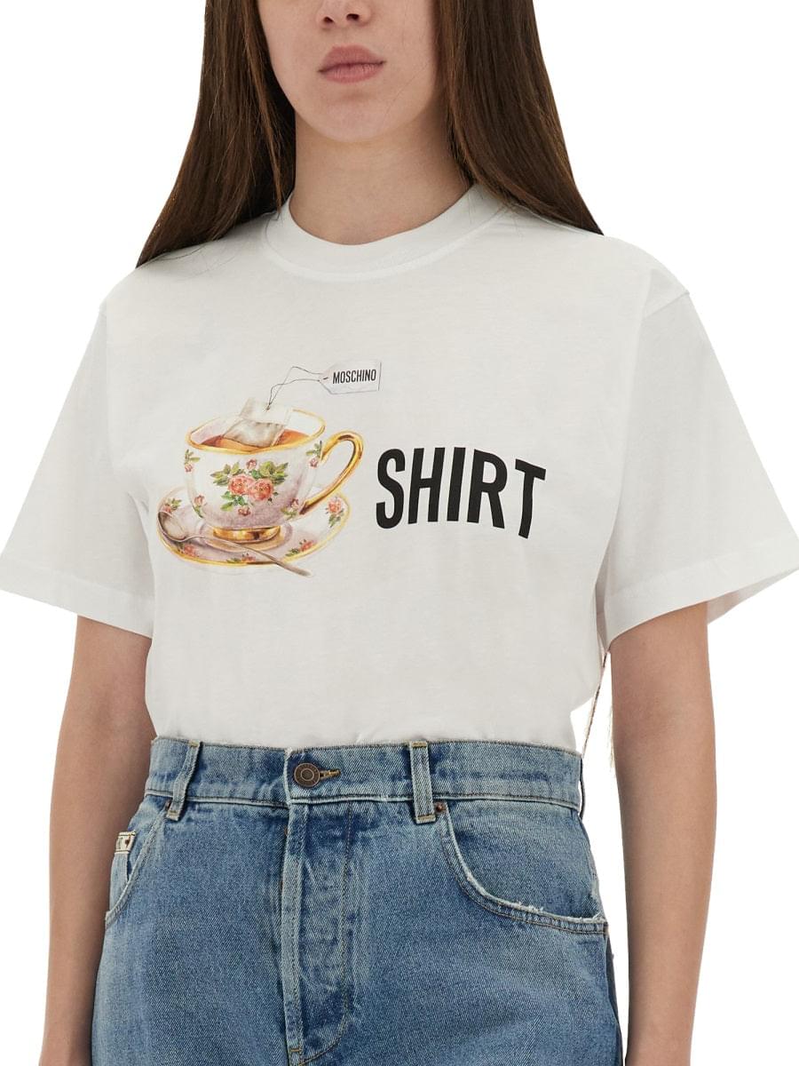 Moschino Women T-Shirt With Print DestGlow