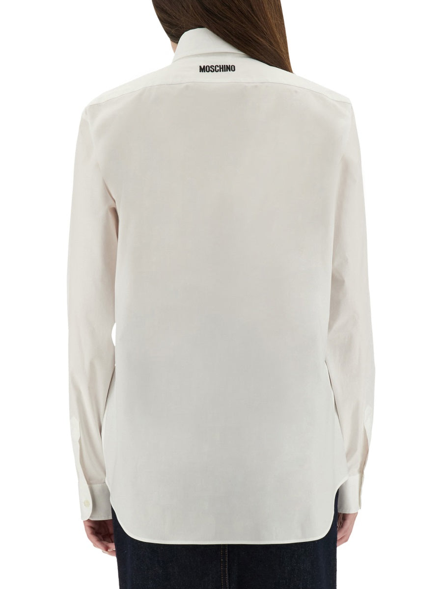 Moschino Women Shirt With "Goose" Embroidery DestGlow