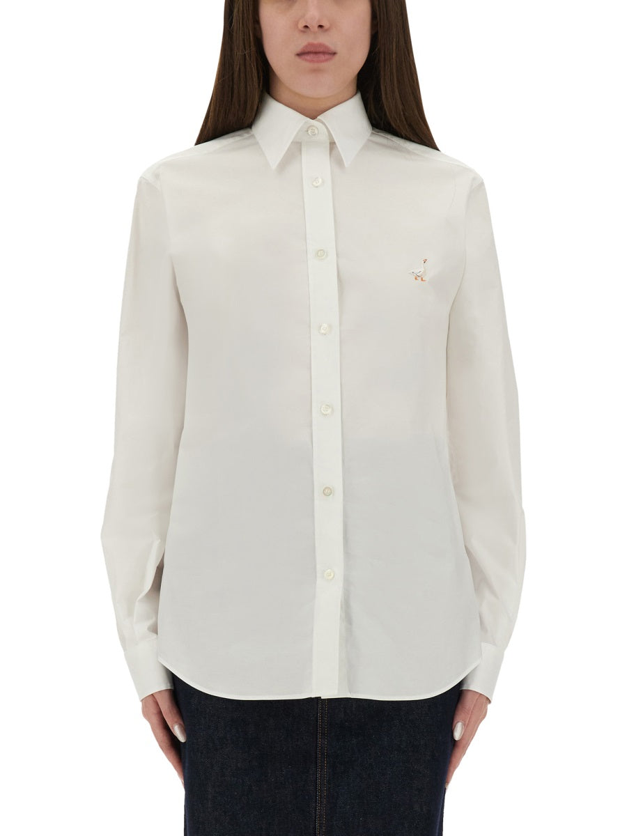 Moschino Women Shirt With "Goose" Embroidery DestGlow