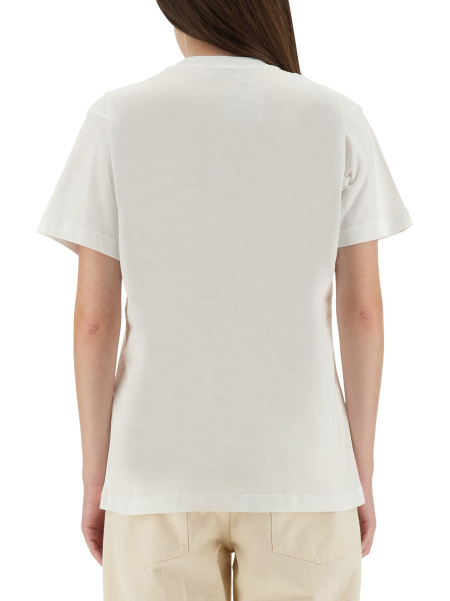 Moschino Women T-Shirt With Embroidery DestGlow