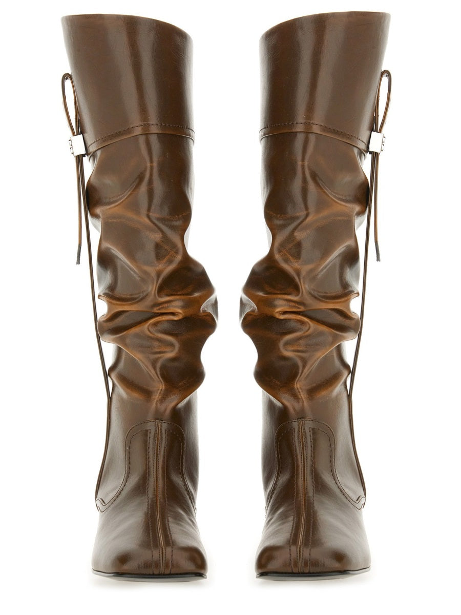 Ganni Women Slouchy Boot "Butterfly" DestGlow