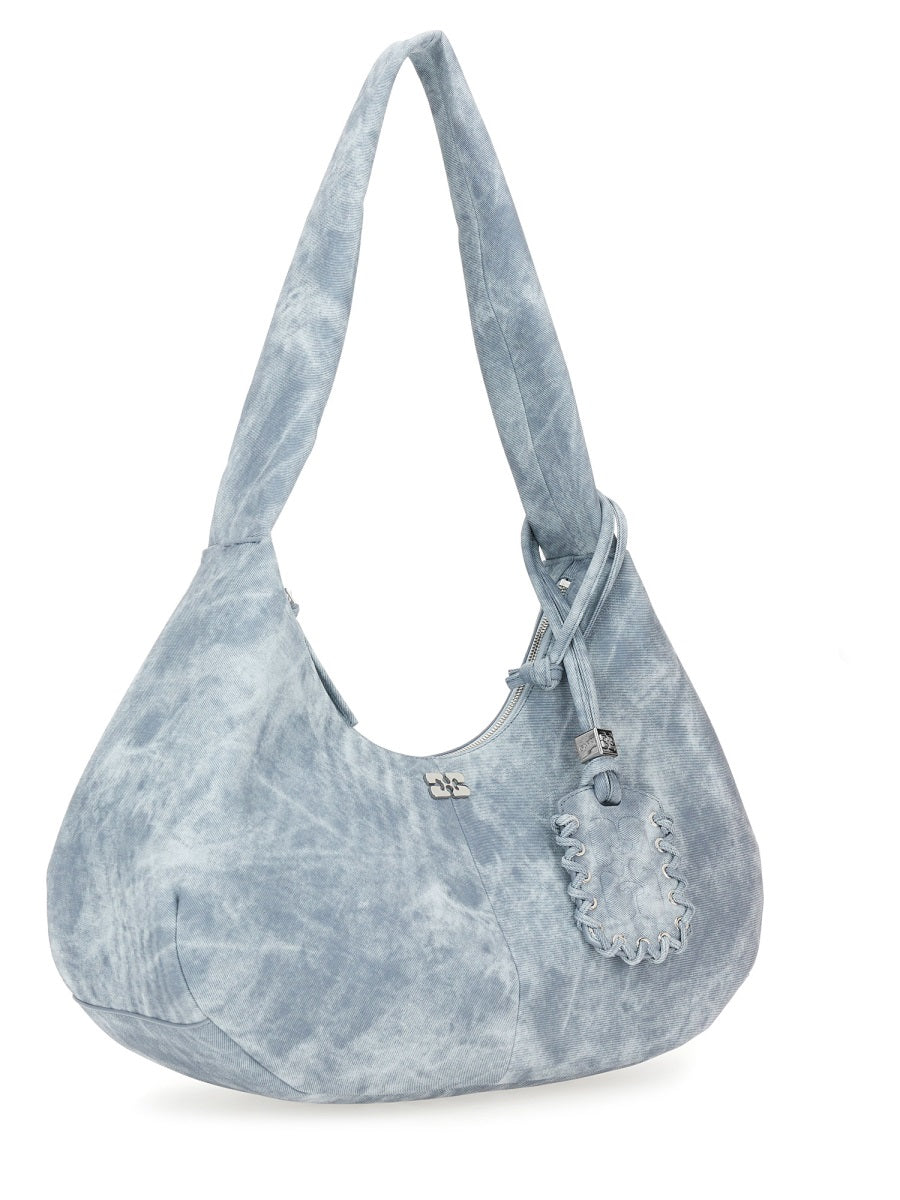 Ganni Women Medium "Bleached" Hobo Bag by Luosophy