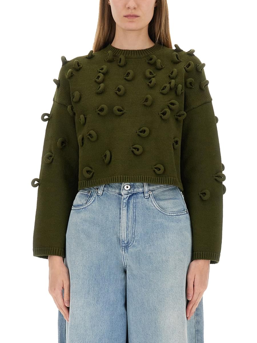 Jw Anderson Women Loop Cropped Jersey DestGlow