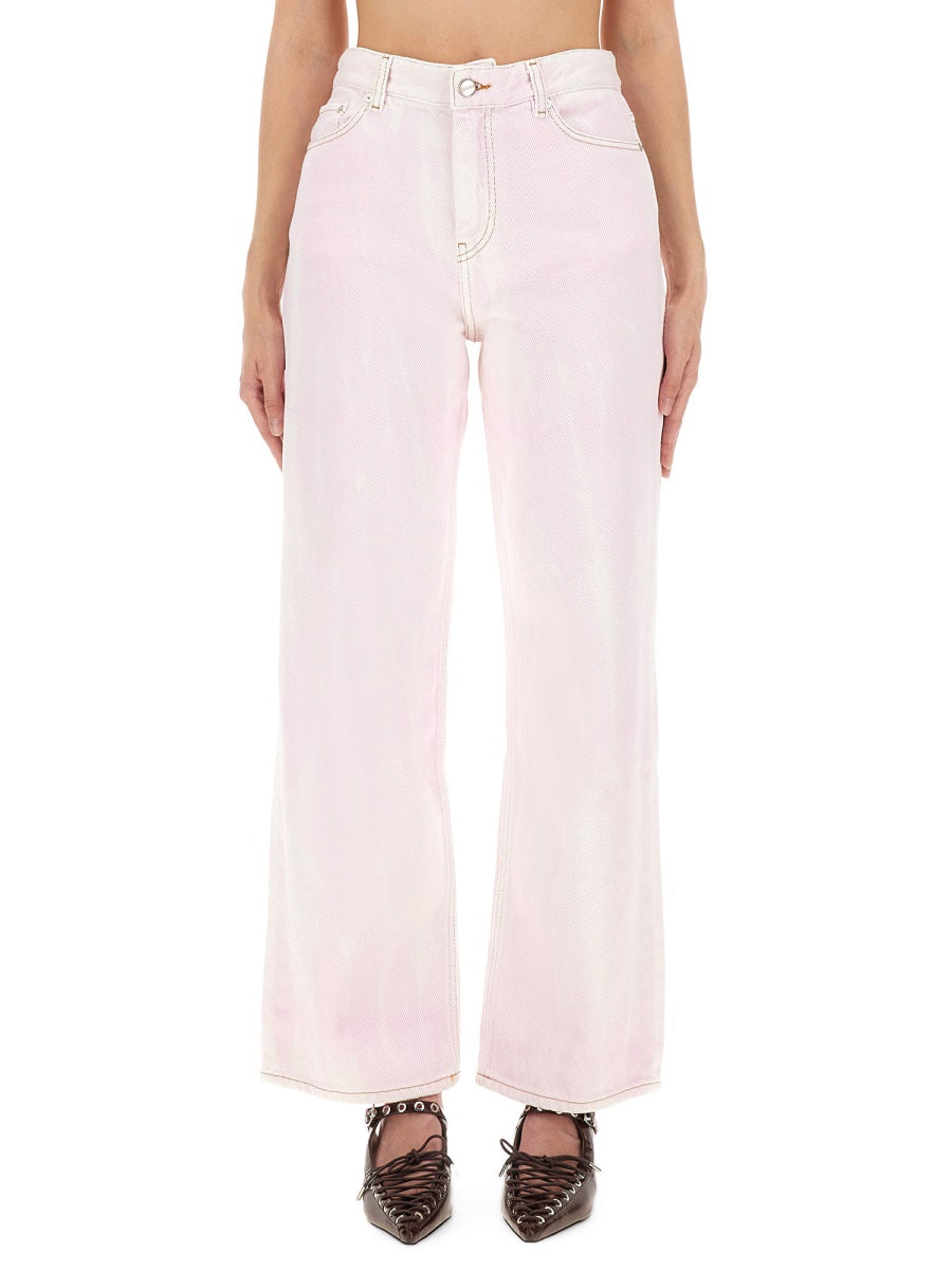 Ganni Women Jeans "Izey" DestGlow