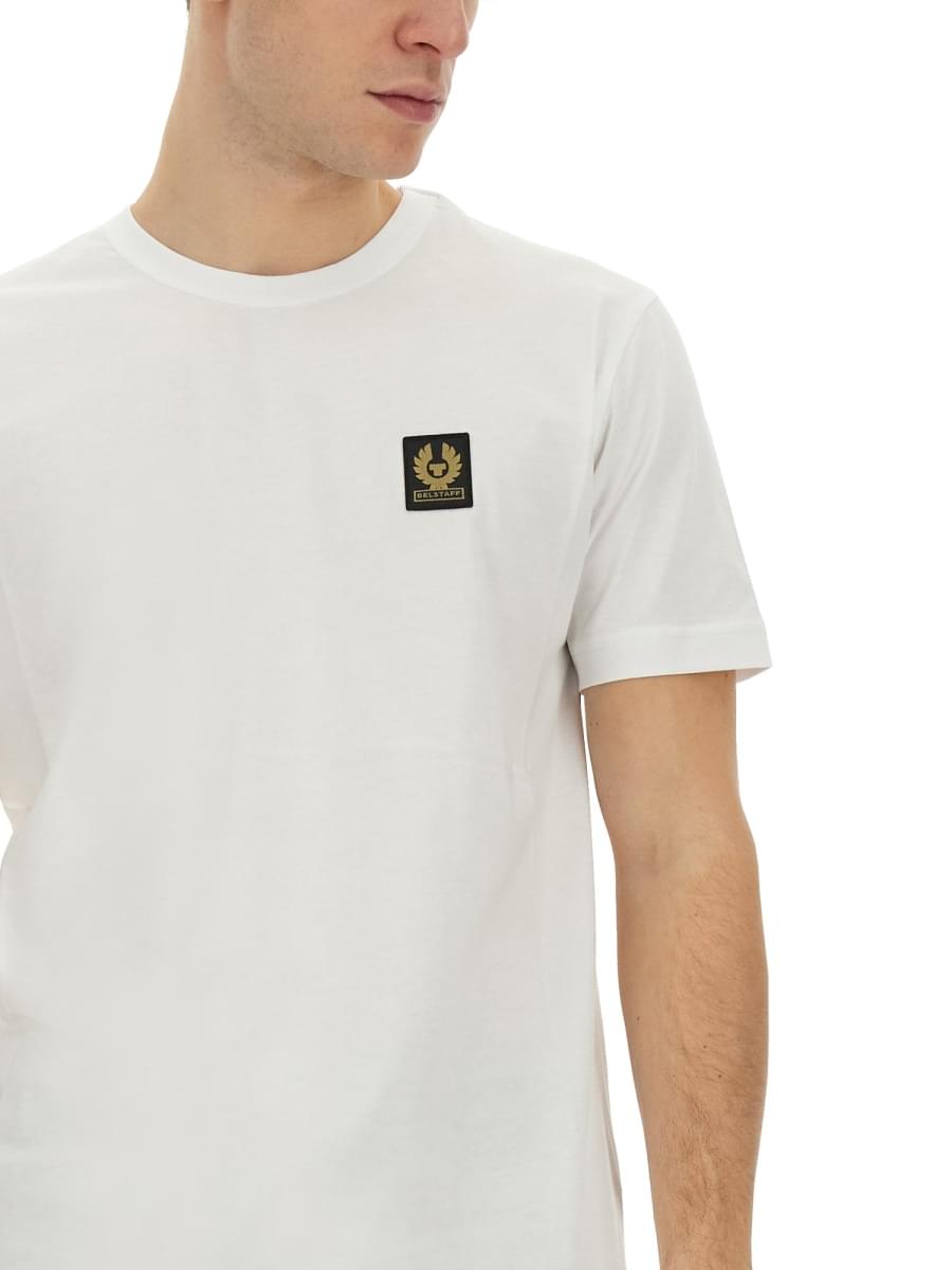 Belstaff Men T-Shirt With Logo Patch DestGlow