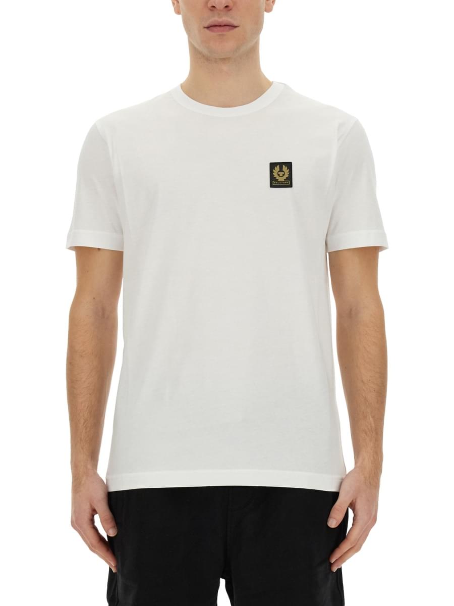 Belstaff Men T-Shirt With Logo Patch DestGlow
