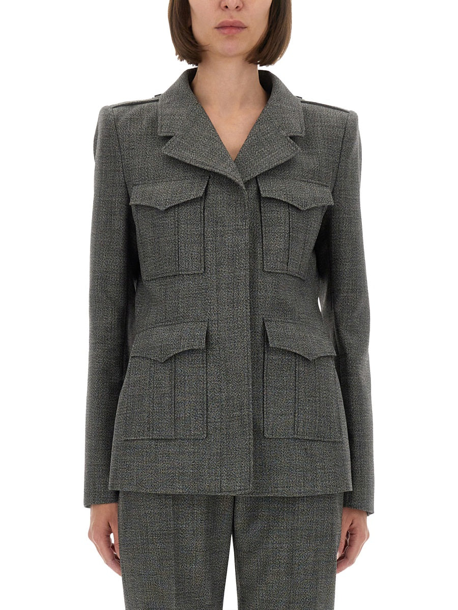 Alexander Mcqueen Women Wool Jacket by Luosophy