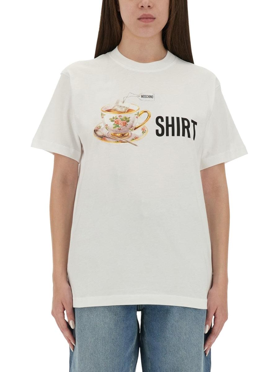 Moschino Women T-Shirt With Print DestGlow