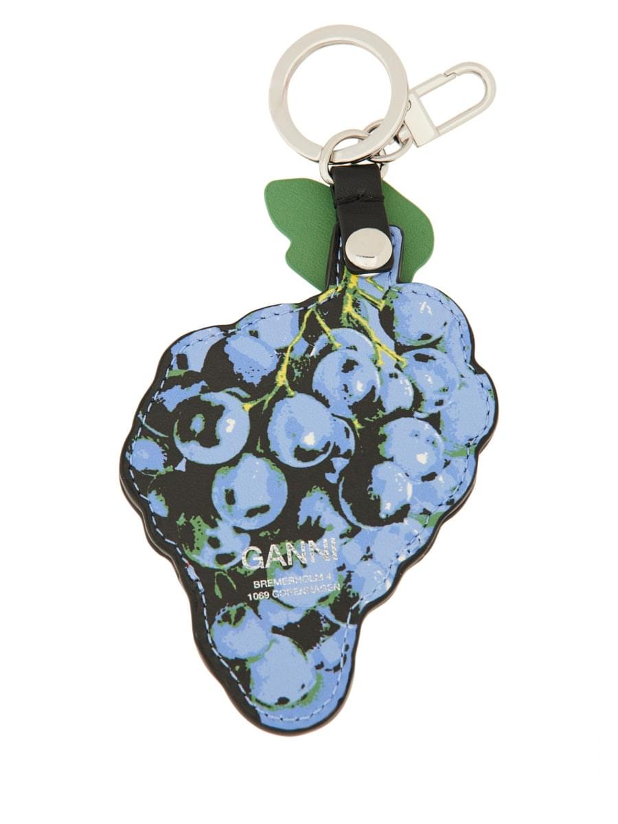 Ganni Women Keychain "Grape" DestGlow