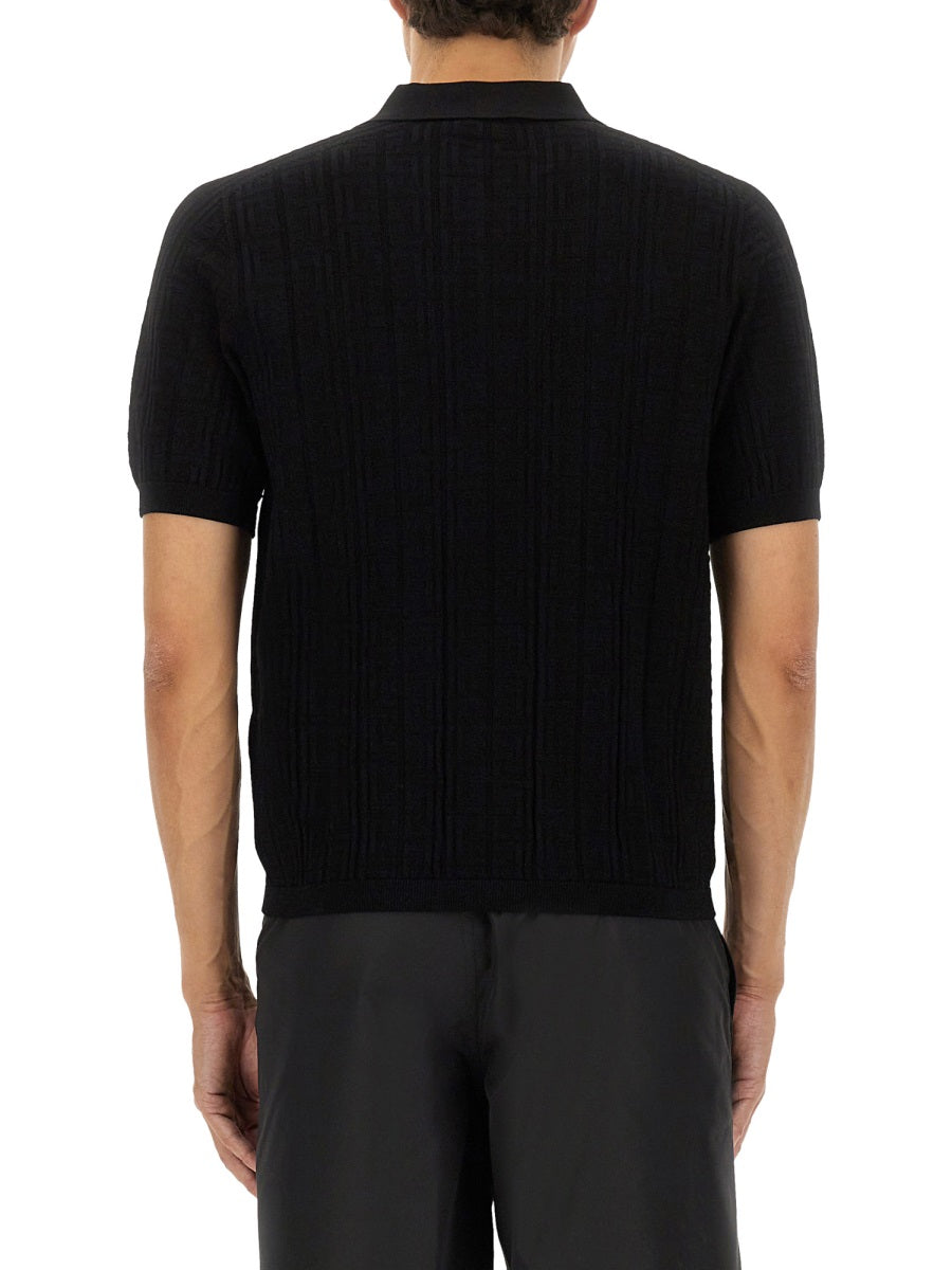 Balmain Men Knitted Polo. DestGlow