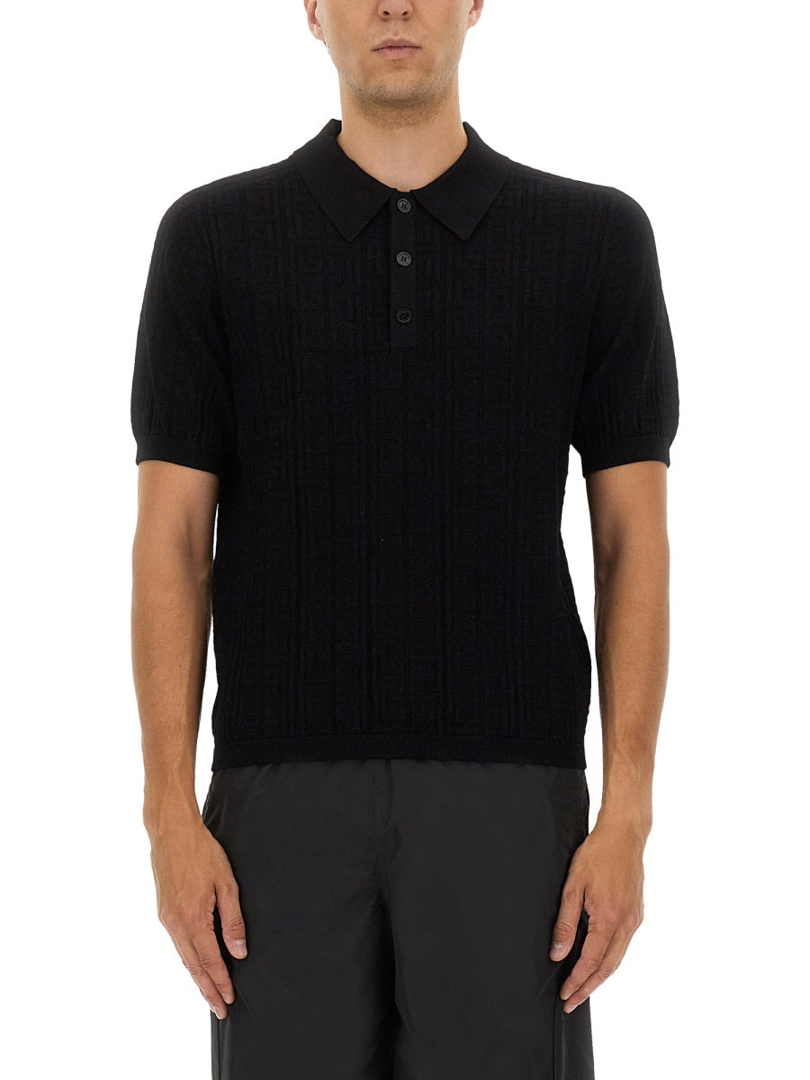 Balmain Men Knitted Polo. DestGlow