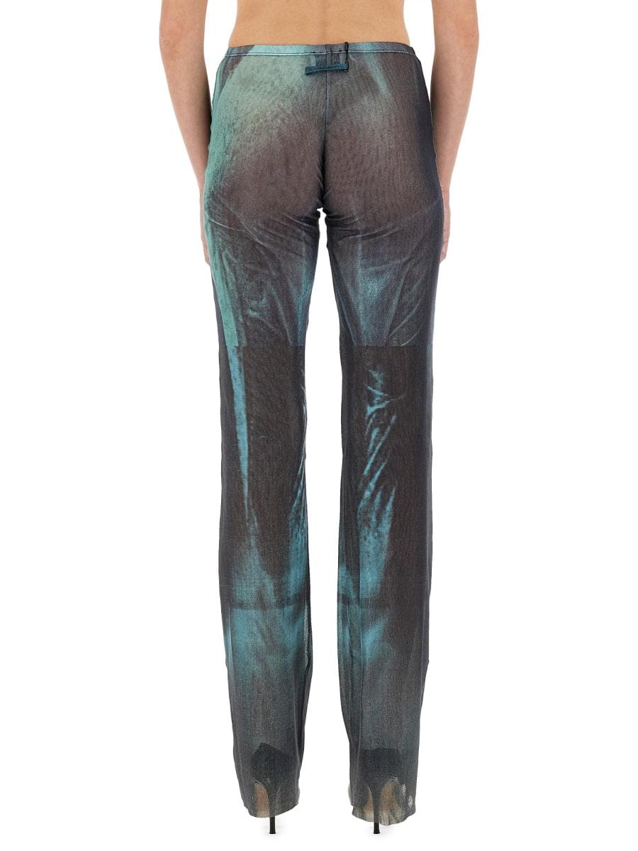 Jean Paul Gaultier Women "Water" Mesh Pants DestGlow