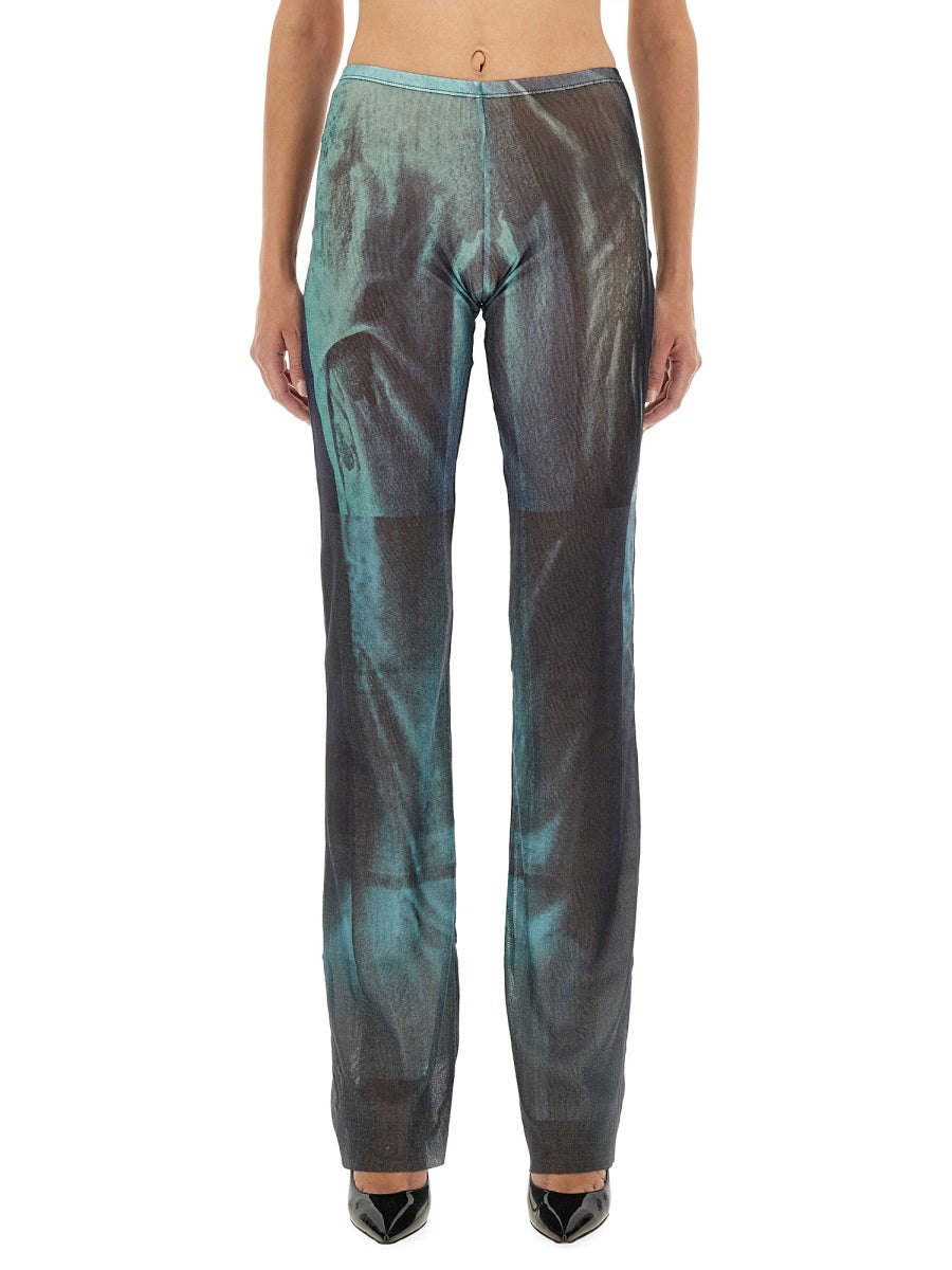 Jean Paul Gaultier Women "Water" Mesh Pants DestGlow
