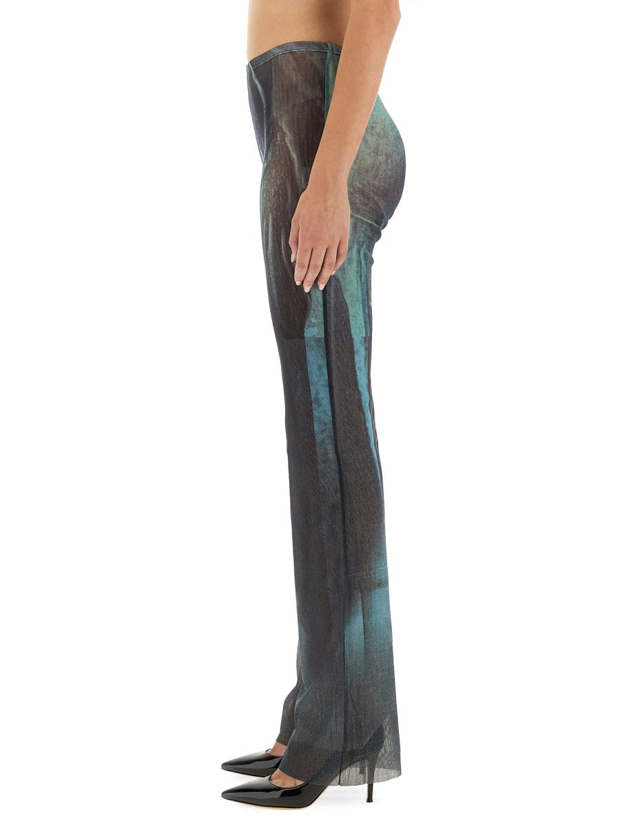 Jean Paul Gaultier Women "Water" Mesh Pants DestGlow