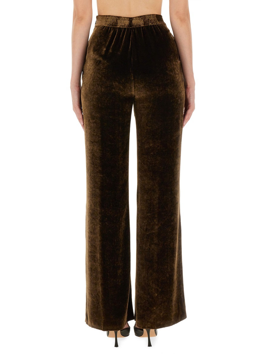 Etro women velvet pants DestGlow