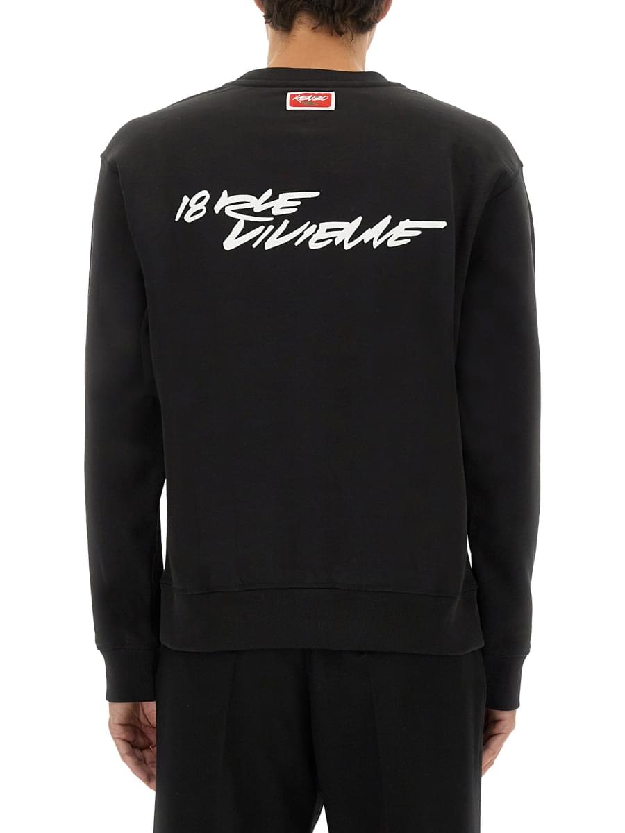 Kenzo Men Cotton Sweatshirt "Kenzo X Futura 2000" DestGlow