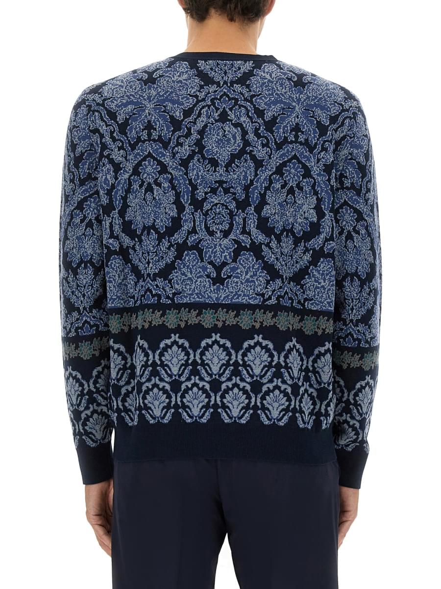 Etro Men Cotton Jacquard Knit DestGlow
