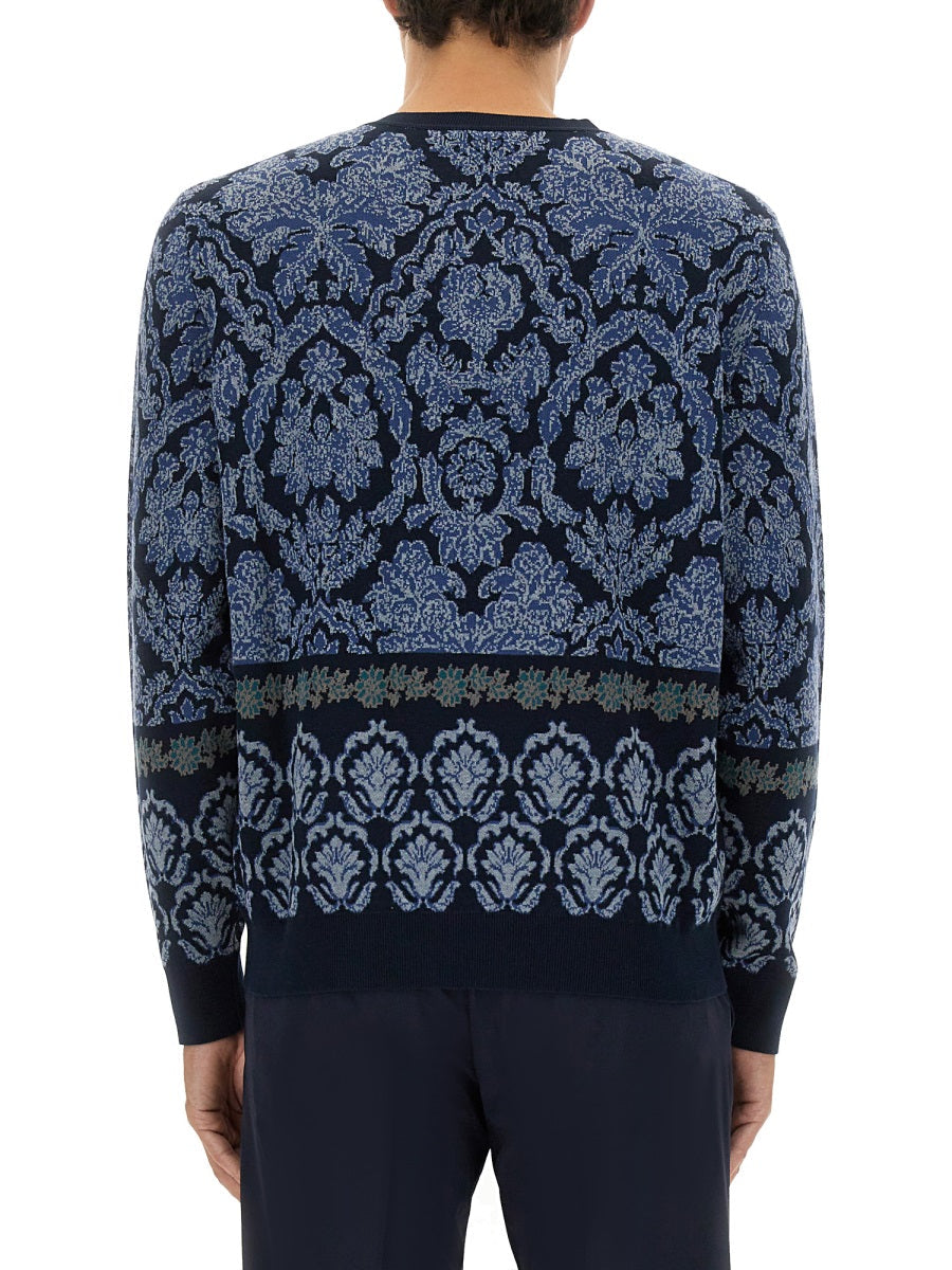 Etro Men Cotton Jacquard Knit by Luosophy