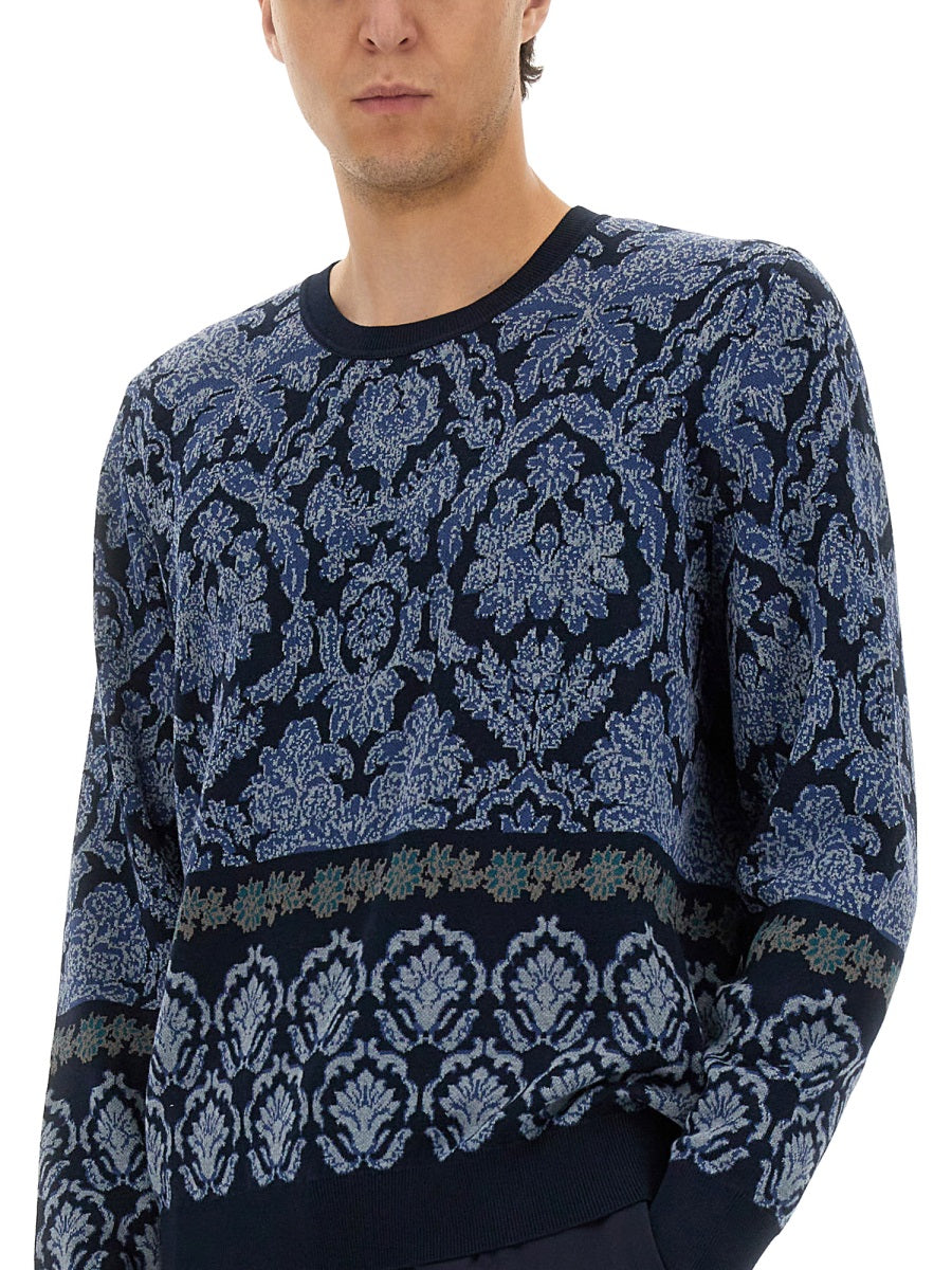 Etro Men Cotton Jacquard Knit DestGlow