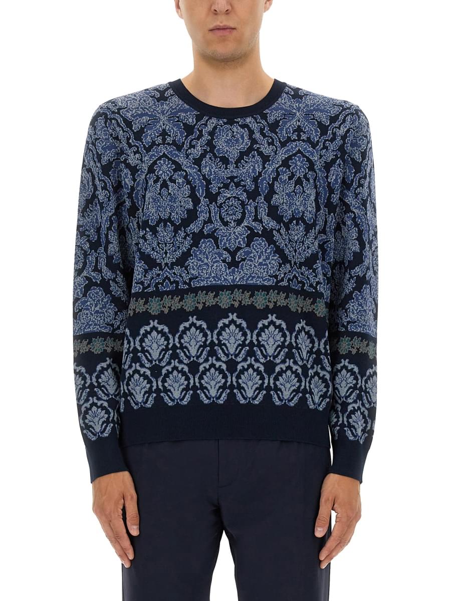 Etro Men Cotton Jacquard Knit DestGlow