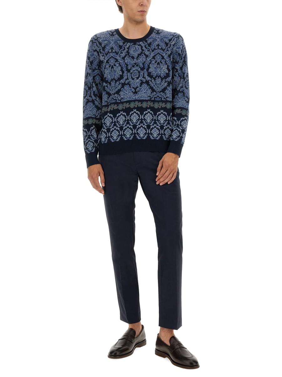 Etro Men Cotton Jacquard Knit DestGlow