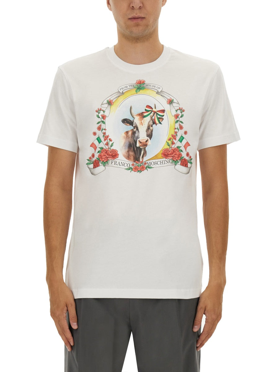Moschino Men T-Shirt With Logo DestGlow
