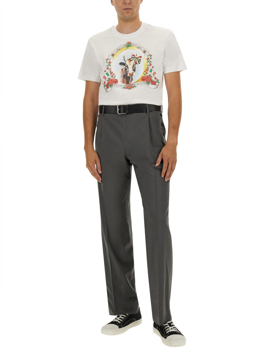 Moschino Men T-Shirt With Logo DestGlow