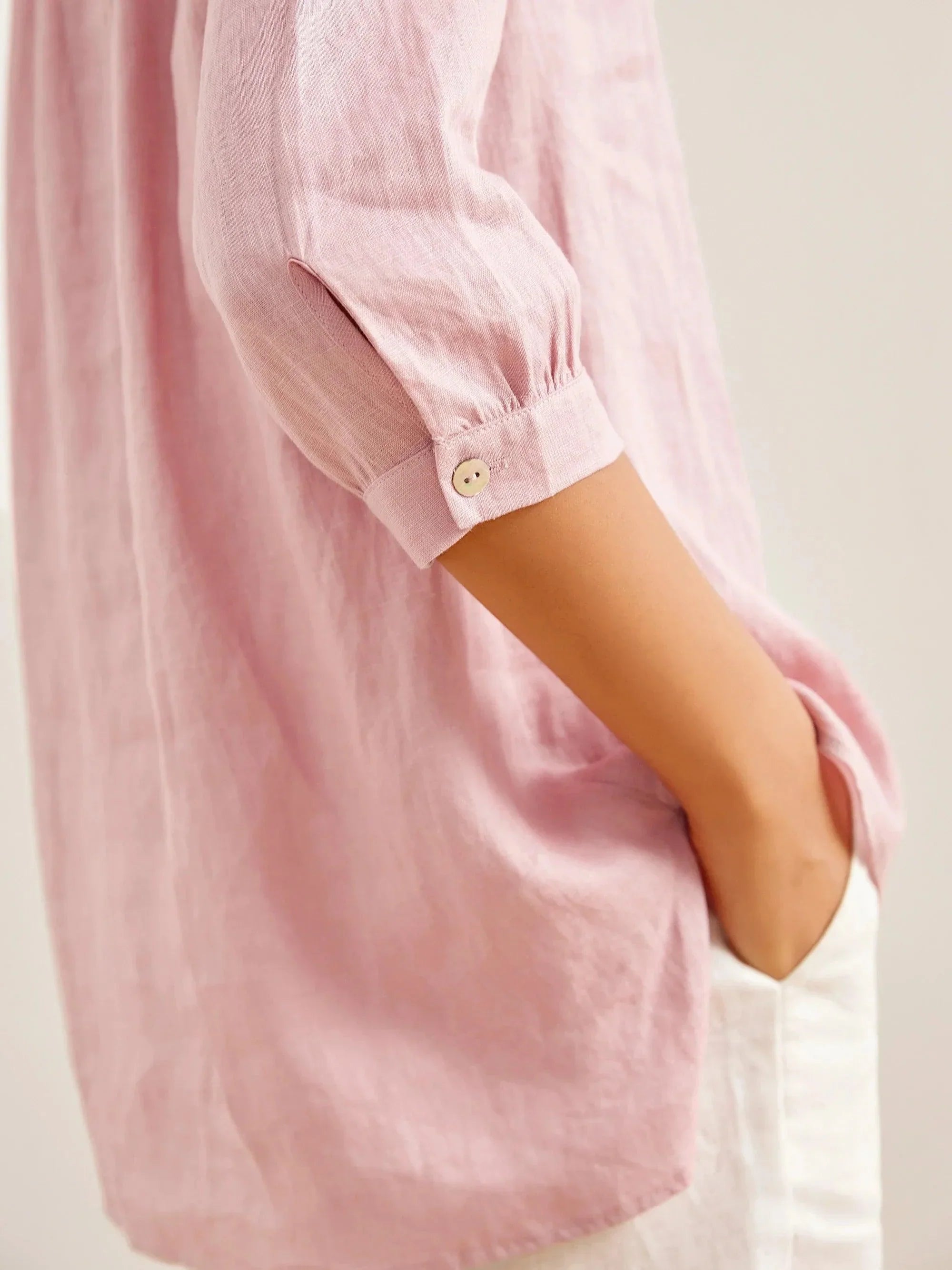 100% Linen Dress Shirt JOANNA DestGlow