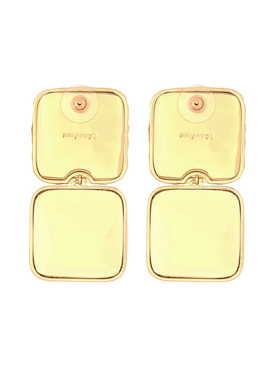 Self-Portrait Women Earrings With Pearls by Luosophy