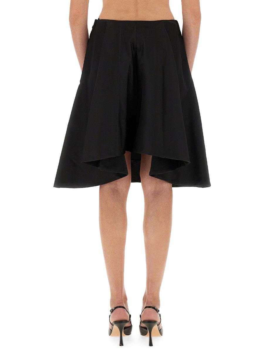 Alexander Mcqueen Women Flared Midi Skirt DestGlow