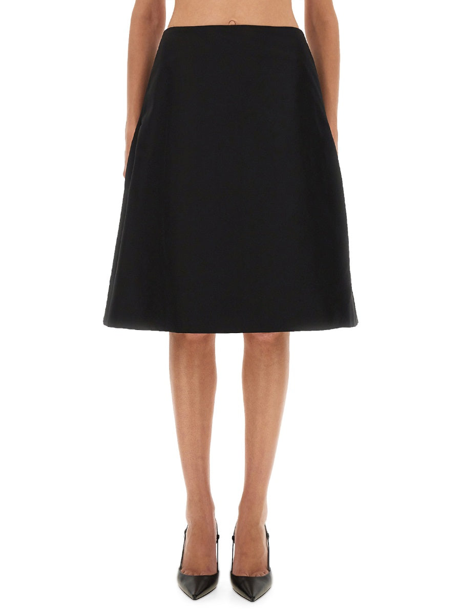 Alexander Mcqueen Women Flared Midi Skirt DestGlow