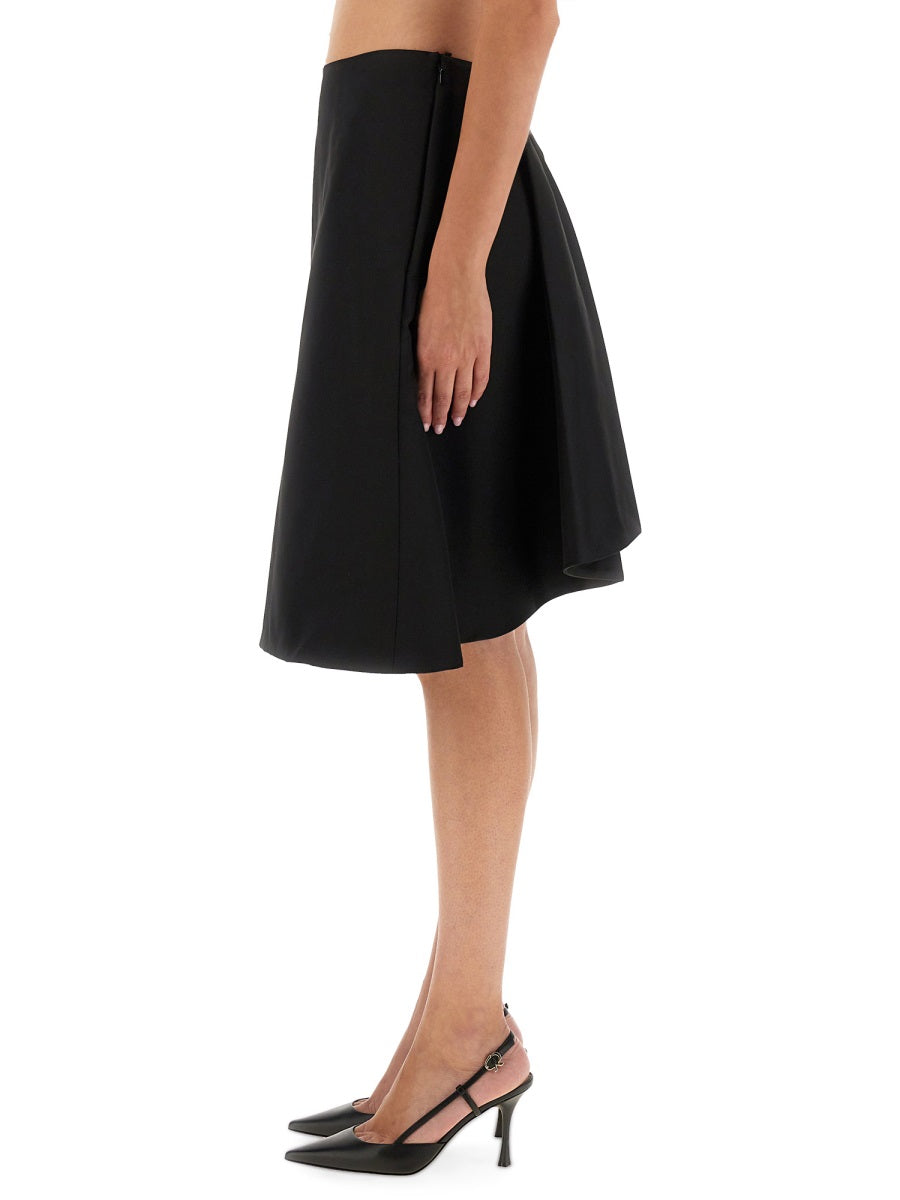 Alexander Mcqueen Women Flared Midi Skirt DestGlow