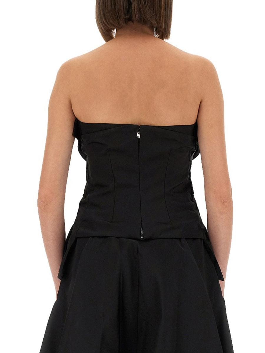 Alexander Mcqueen Women Strapless Corset Top DestGlow