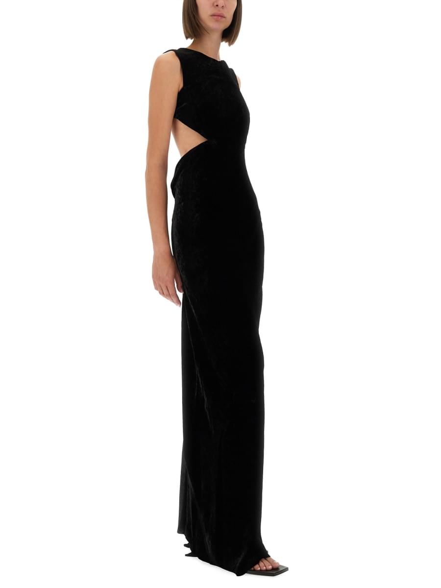 Rick Owens Women Dress With Open Back DestGlow